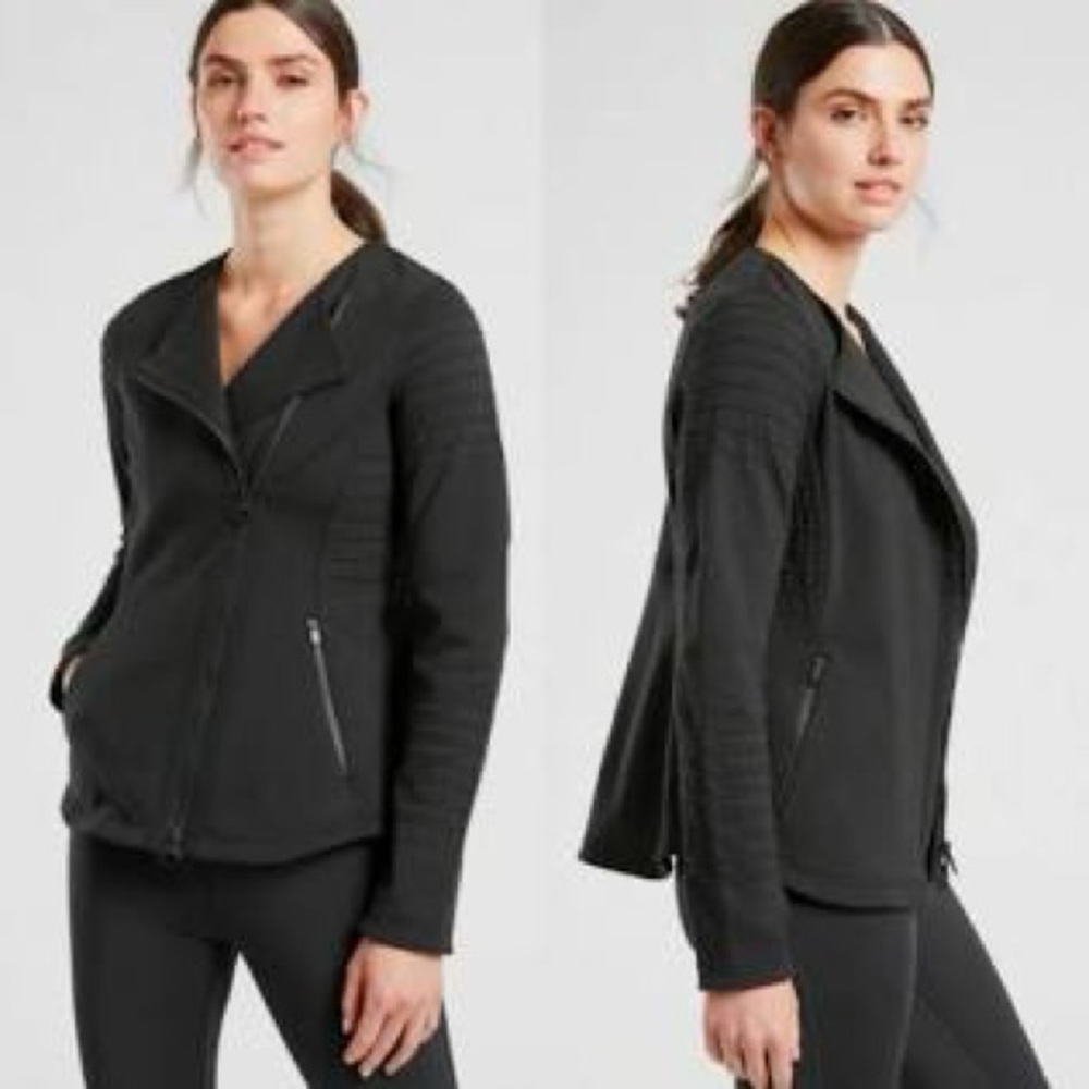 Athleta Women's Black moto Jacket